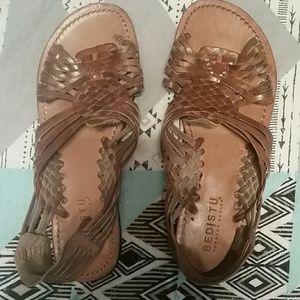 EUC Bed Stu sandals size 8